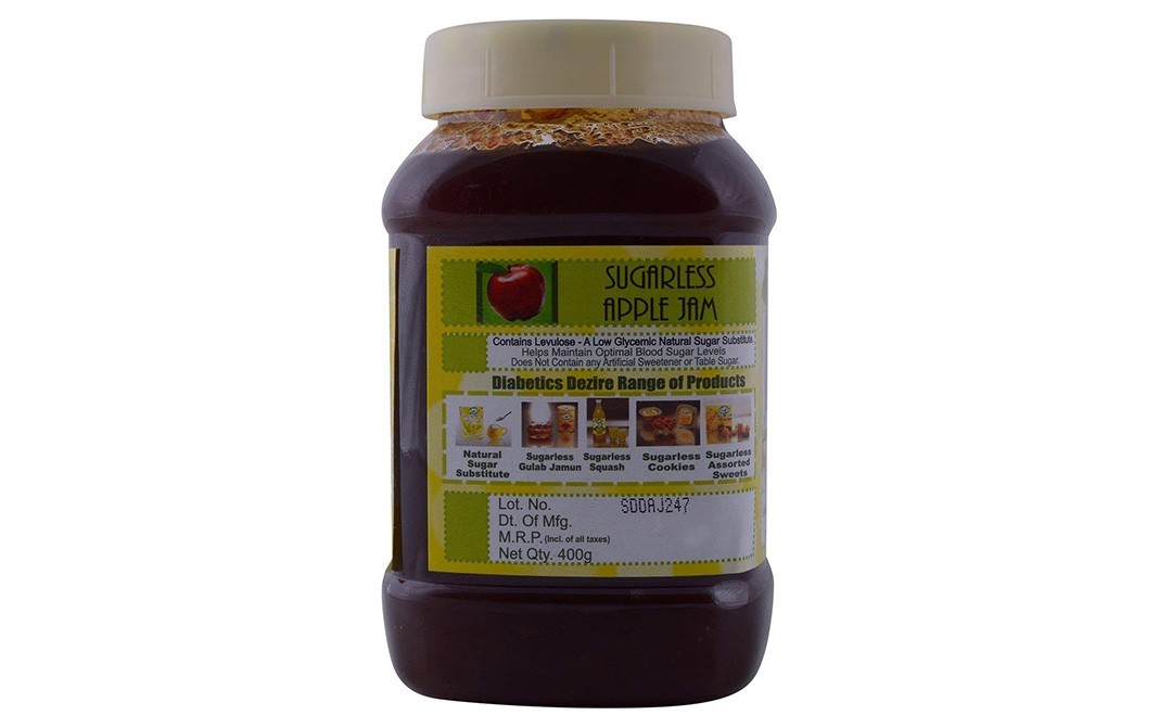 Dezire Natural Sugarless Apple Jam    Jar  400 grams